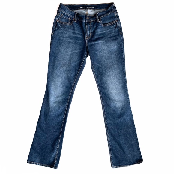 Old Navy Original Mid-Rise Blue Denim Jeans Size 6 - Picture 3 of 8